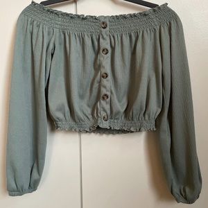 H&M Cropped Off The Shoulder